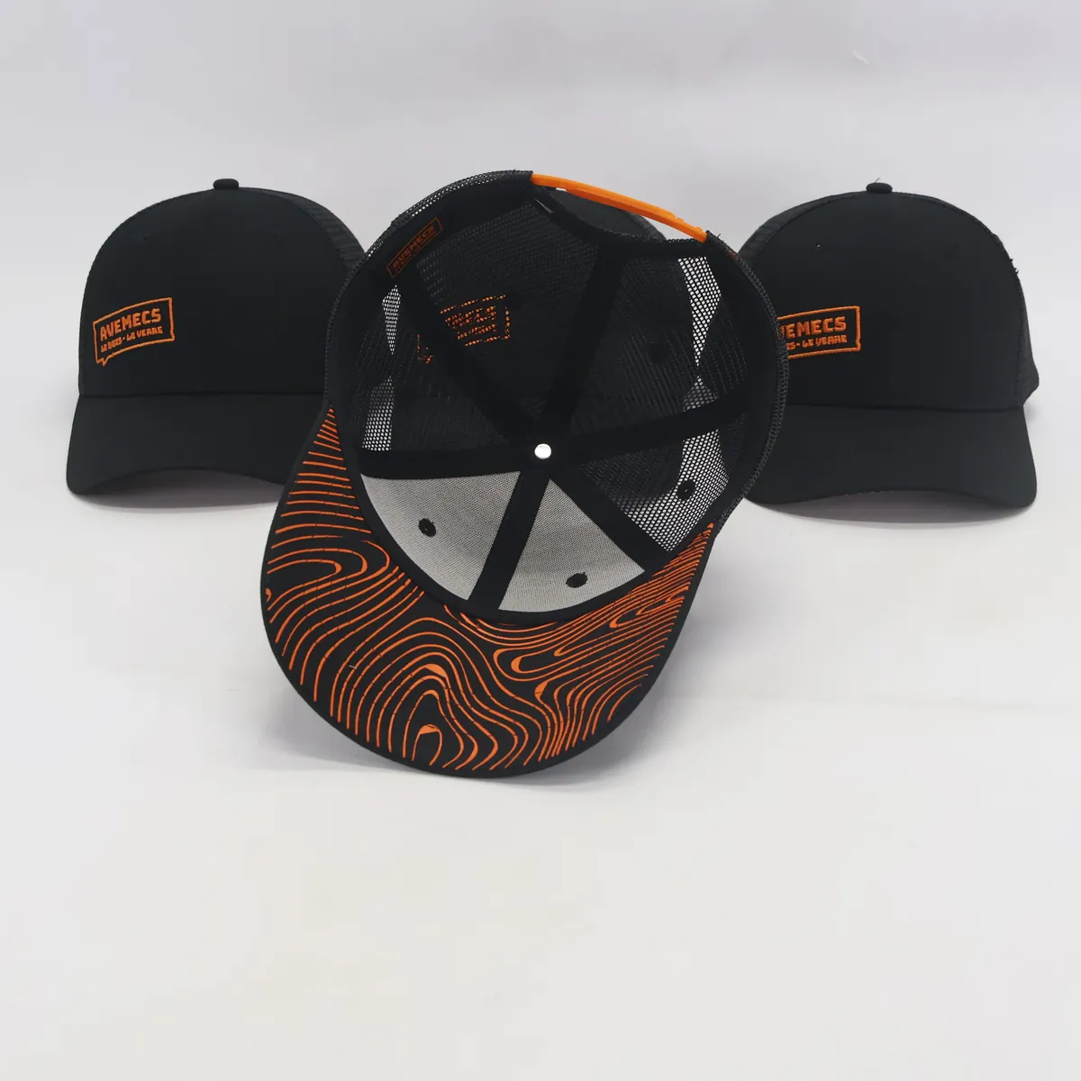 avemecs-casquette Casquette Trucker avec logo AVEMECS brodé et sous visière imprimée