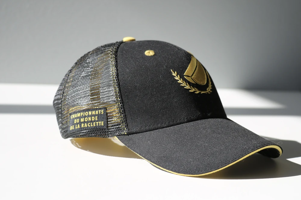 casquette-trucker-championnats-monde-raclette Casquette trucker brodée Championnats du monde de la raclette