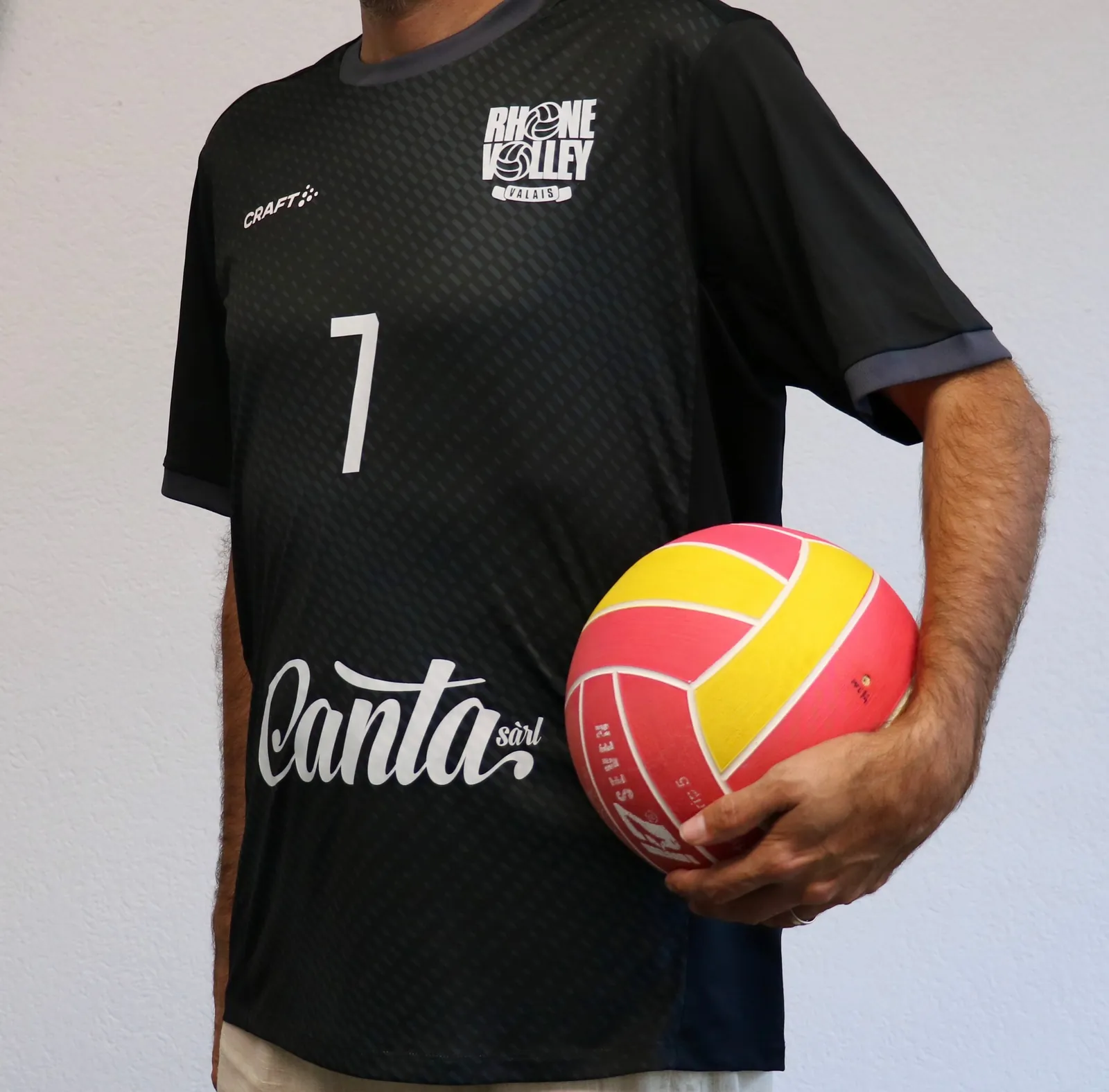 Maillot de sport Craft de volley Rhône Volley Valais